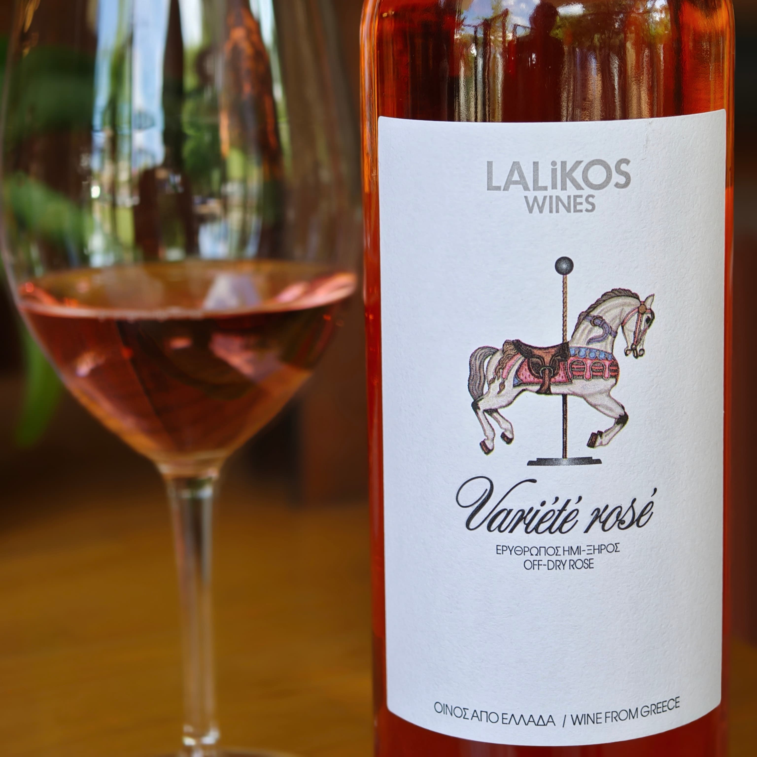 Variété Rosé Λαλίκος — Μοσχόμαυρο Halfglass Κηφισιά